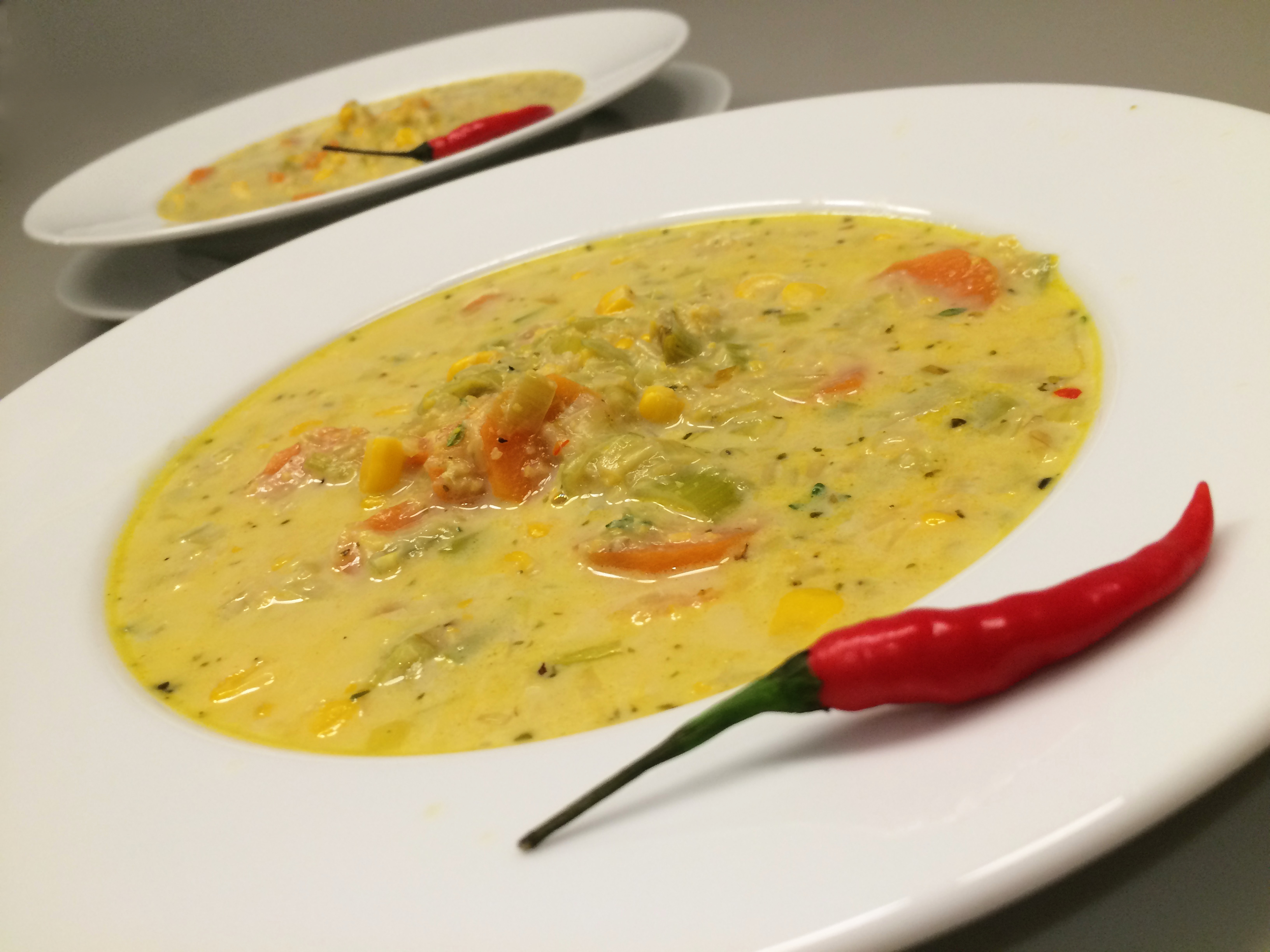 Kukuruzsuppe Maissuppe Pannonisch